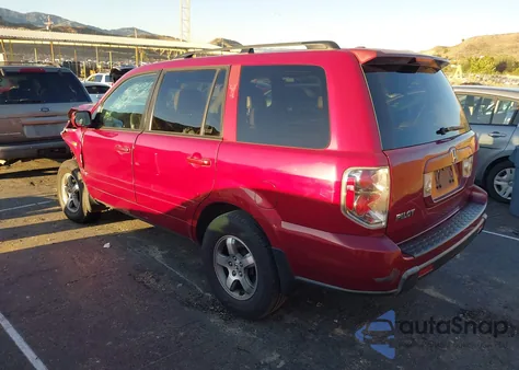 2006 Honda Pilot Ex-L из США, поврежденный, VIN 5FNYF28596B022666